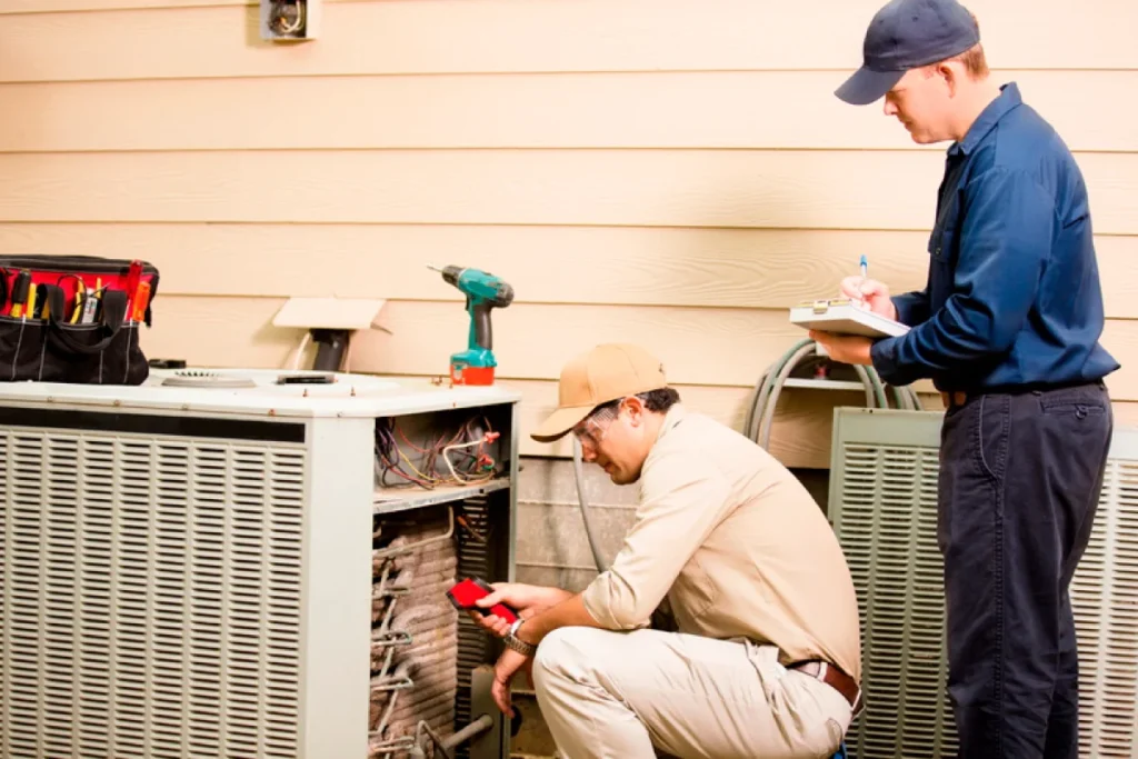 heating and air conditioning unit